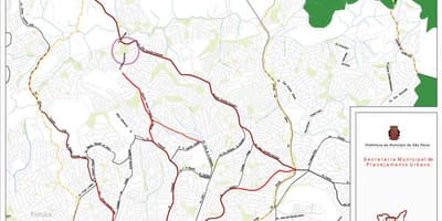Kartta Freguesia tehdä Ó São Paulo - Tiet