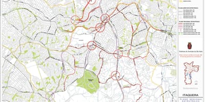Kartta Itaquera São Paulo - Tiet
