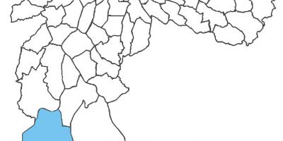 Kartta Parelheiros district