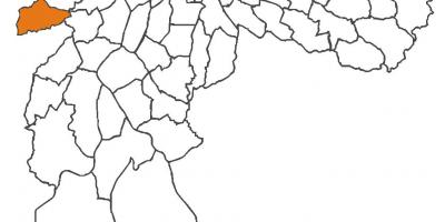 Kartta Raposo Tavares district