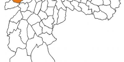 Kartta Rio Pequenon alueella