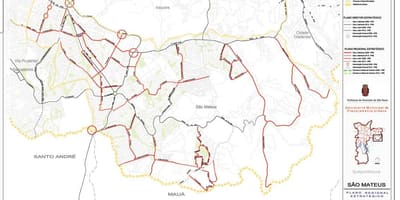 Kartta São Mateus São Paulo - Tiet