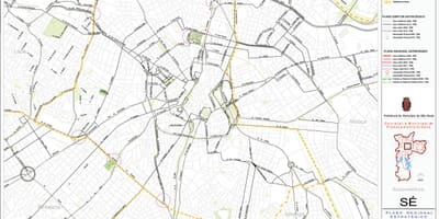 Kartta Sé São Paulo - Tiet