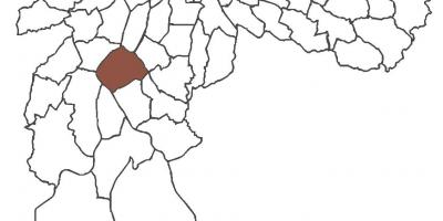 Kartta Santo Amaro district