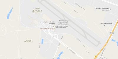 Kartta VCP - Campinas lentokenttä