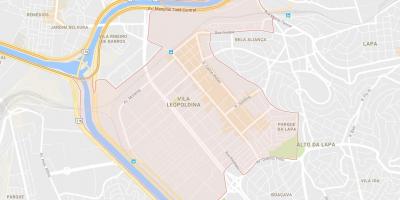 Kartta Vila São Paulo Leopoldina