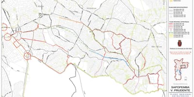 Kartta Vila Prudente São Paulo - Tiet